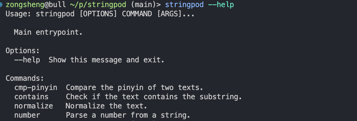 String Pod